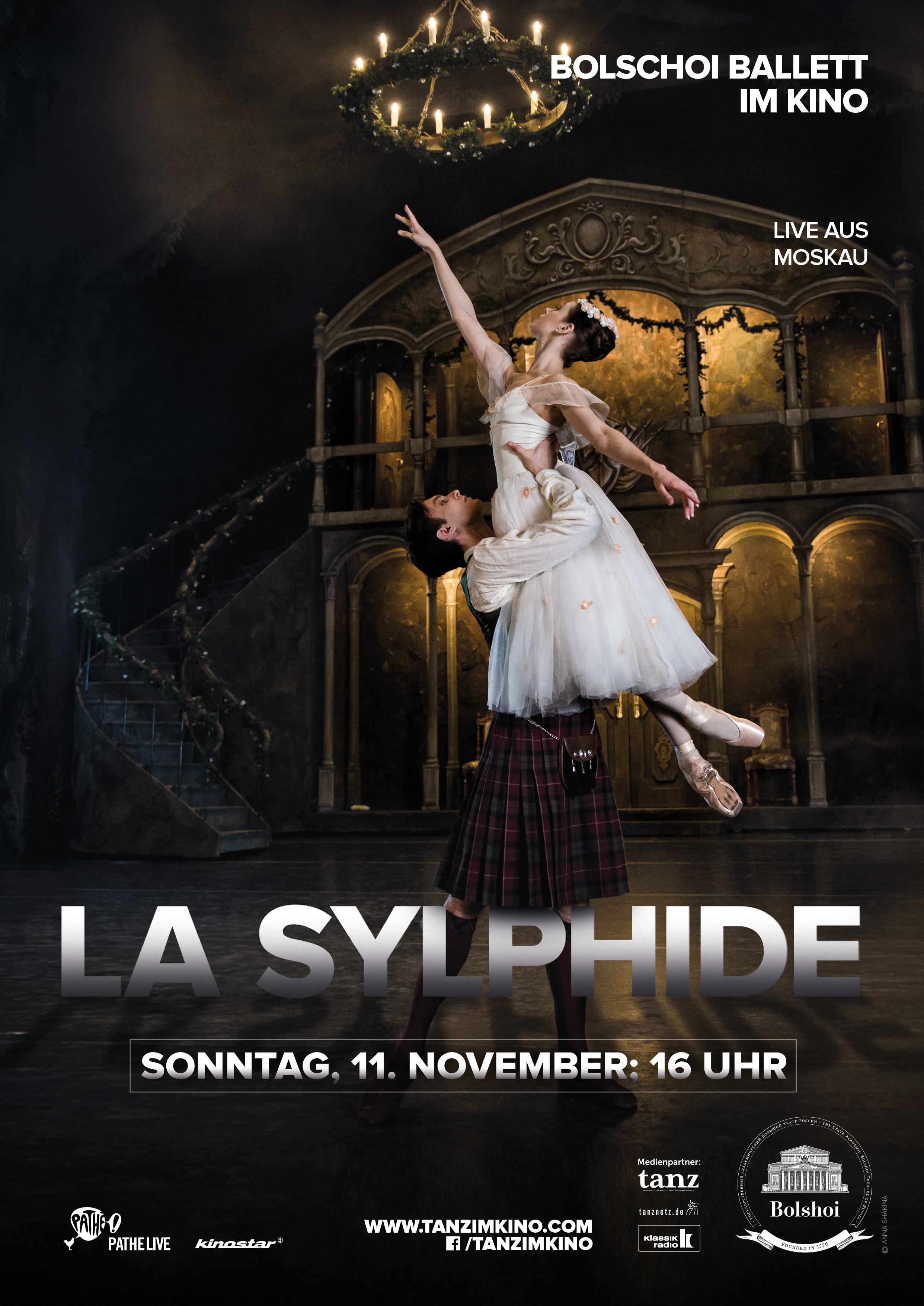 BOLSCHOI BALLETT: La Sylphide (live)